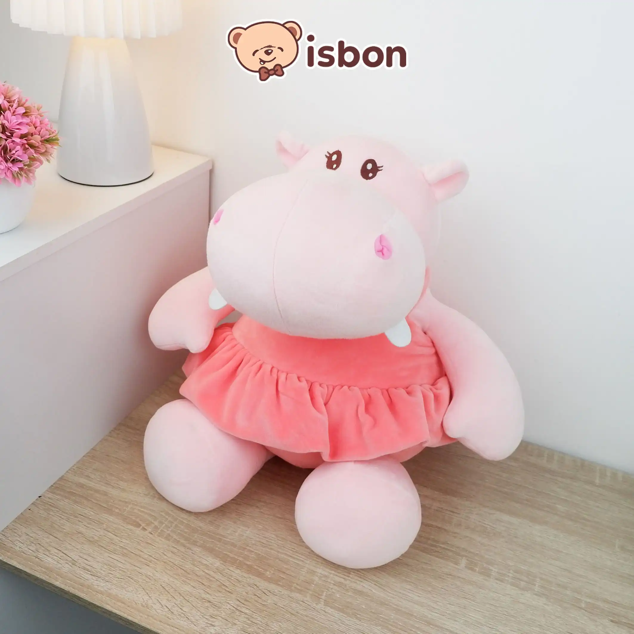 ISTANA BONEKA Floopy Hippo Hippy Kuda Nil Lucu Squisy Lembut Cocok Untuk Mainan Anak