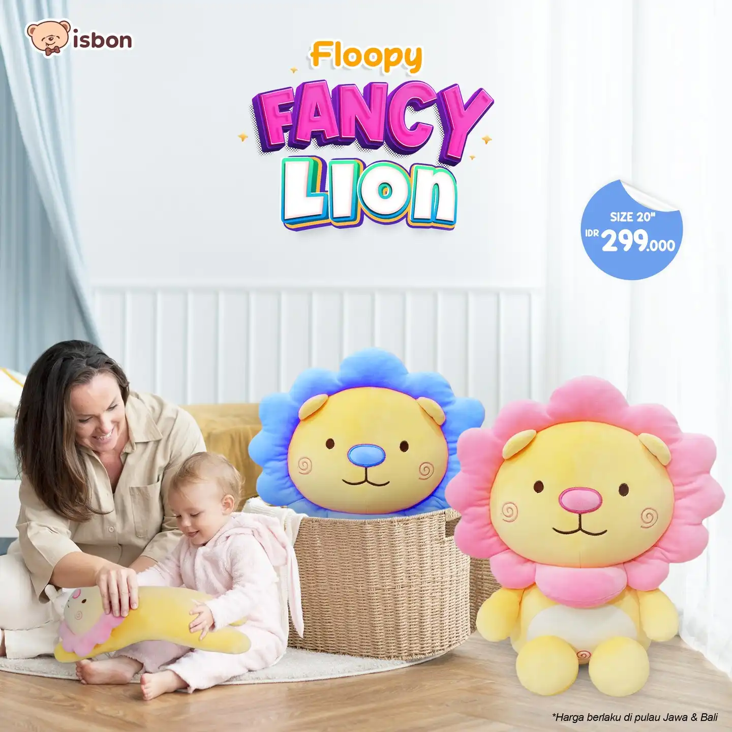 ISTANA BONEKA Singa Floopy Lion Fancy