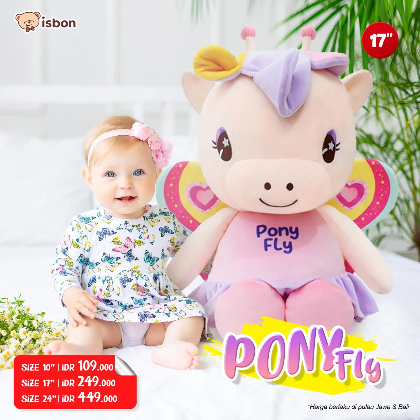 ISTANA BONEKA Floopy Pony Fly Unicorn