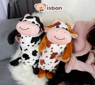 ISTANA BONEKA Guling Sapi Anak Mow Teman Tidur Mainan Hadiah Spesial Cow Lembut Halus Premium