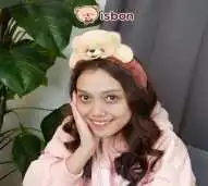ISTANA BONEKA Floopy Berry Merry Jumbo 43in Beruang Pink Mainan Anak Hadiah Ulang Tahun Spesial Premium