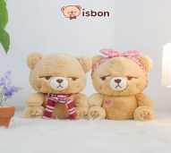 ISTANA BONEKA Beruang Sit Jealousy Bear Cemburu Cemberut Mata Melirik Lucu Syal dan Bando Mainan Anak Hadiah Spesial Ulang Tahun