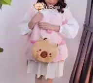 ISTANA BONEKA Tas Sling Bag Kepala Capybara Berang Berang Lucu Selempang Dewasa Anak Premium