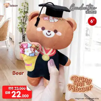 ISTANA BONEKA Wisuda Bring Me Flower Series STD With Toga Graduation 